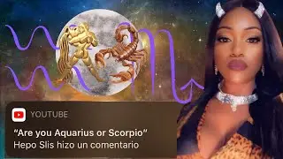 Aquarius♒️/Scorpio♏️ Moon 🌕 (Moon Square Pluto Aspect)