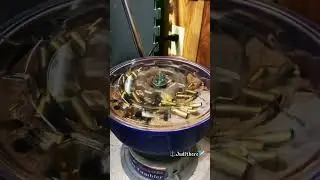 HOW TO: WE CLEAN, SHINE AND RECYCLE  USED BULLET SHELLS #shorts