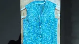 Vestuță tricotată copii.Sfatul bunicii.Chaleco.Knitted vest girl's tutorial .Giletcin .Strickweste.