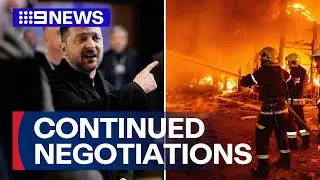 Further negotiations for Russia, Ukraine and the United States | 9 News Australia