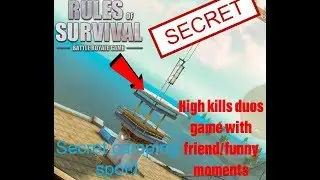 MOST SECRETIVE Hiding/camping spot in ROS | High Kills duo game with friend/funny