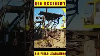 onshore rig falls | accident | #shorts #youtubeshorts