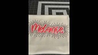 Monday Maker Video  - New embroidery samples #smallbusiness #embroidery #rhinestones #diy