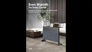 Ballu Convection Panel Space Heater,Whole Room Heater for Indoor Use Large Room LED Display Remote