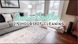 NEW❕CLEAN WITH ME MARATHON 2022 | SPRING CLEANING | 2.5 HOURS OF SATISFYING CLEANING