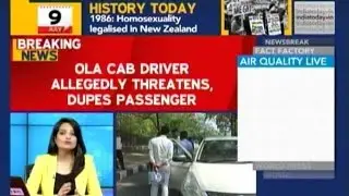 Ola Cab Driver Allegedly Threatens, Dupes Passenger In Delhi