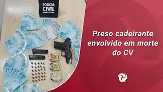 Preso cadeirante envolvido em morte do CV
