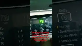 whirlpool washing machine pully automatic error pe what problam bro air wind