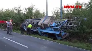 2019 08 23 Riesenbeck Kran im Graben NWM TV