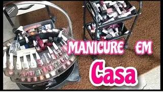 TOUR PELO MEU ESPAÇO DE UNHA EM CASA /Atendo na garagem .#manicure #manicurepedicure