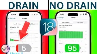 iOS 18  - How To Fix Battery DRAIN on iPhone