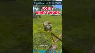 When you try to tame Titanoboa in ARK #shorts