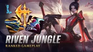 Wild Rift RIVEN - Valiant Sword Riven S14 Ranked Gameplay + Build