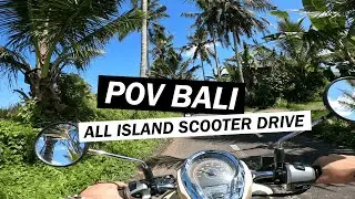 POV: Riding a Scooter in Bali | 2 hours island drive | Lo-fi vibes, chill atmosphere music