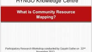 What is Community Resource Mapping?