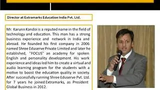 Karunn Kandoi Director of Extramarks Education Pvt  Ltd