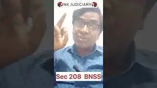 Sec 208 of BNSS #judiciary #upsc #law #legalseries #bareact #bestjudiciarycoaching#onlineclasses