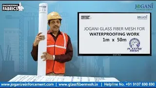 JOGANI Waterproofing Work 1m x 50m | JOGANI Waterproofing Mesh Kaise Kaam Karta hai?
