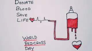 How to draw world redcross day/world redcross day poster drawing/world redcross day drawing for kids
