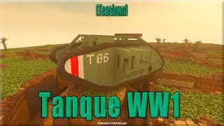 Map with WW1 tank (Teardown)