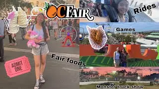 2022 OC FAIR VLOG 🎡🍊+ food, rides and more!