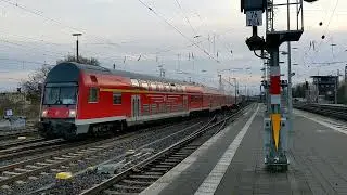S-Bahn Hannover: Ersatzverkehr auf der S 7 – Doppelstockzug der WFL (Januar 2023)
