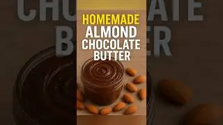 Almond Chocolate Butter (Without Oil) #almondbutter #nooil #almondchocolate