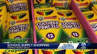Shopping the best deals on school supplies