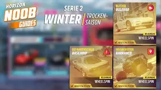Forza Horizon 5 Serie 2 Trockensaison/Winter - Gefahrenschild - Blitzer - Wegbereiter - Guide