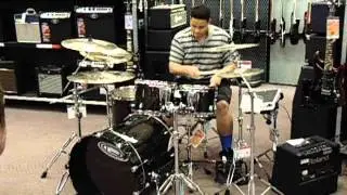 Eric Gibson at Guitar Center Drum Off 2013