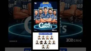 gujrat titan playing 11💙☠️ #shortvideo #explore #viratkohli #rohitsharma #viratpaglu #reach #shorts
