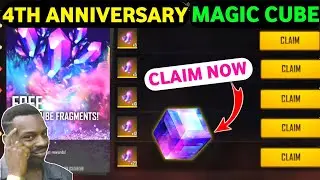 How to get magic cube fragments || 4th Anniversary magic cube fragments || free fire new event