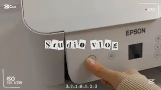 Cherry studio vlog' order packing~☆ v._.v sticker shop 
