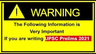 🔴Attention Everyone🔥 | Last 100 days Strategy for Prelims 2021 | 89 days between Prelims and Mains |