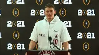 Alabama QB Mac Jones | CFP National Championship Press Conference