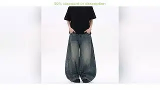 Latest Products You Must Know!&nbsp;2025 Spring New Men's Jeans Oversized Wide Leg Pants Loose Vintage