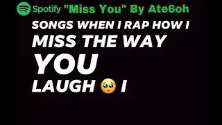 ✅ Stream &ldquo;Miss You&rdquo; by Ate6oh on ALL PLATFORMS