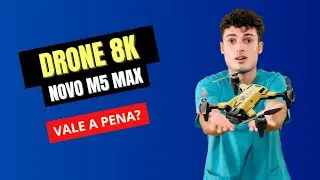 NOVO DRONE M5 MAX 8K Profissional Vale a Pena? Review HONESTO +  Imagens A&eacute;reas INCR&Iacute;VEIS!