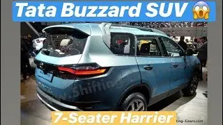 2019 Tata Buzzard SUV (H7X) - 7-Seater Harrier Concept Revealed
