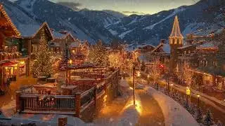 🌿 Chill Jazz Beats | Snowy Night Garden Cafe (3 Hours) | Mental Health Rest Study Work Stress Relief