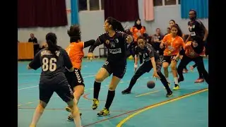 كأس الجمهورية  لكرة اليد سيدات المجمع البترولي في الدور الربع النهائي ( GSP vs MFA )