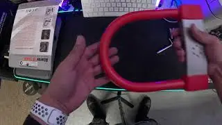 bike lock heavy duty anti theft alarm. ENZZONE from amazon
