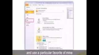 Outlook Training Pt 5 - Print and Set Options
