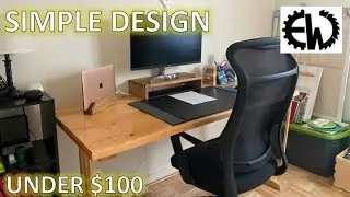 Cleverly Simple DIY Computer Desk