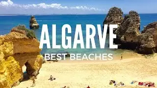 Most beautiful beaches in the Algarve, Portugal.