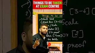 Things To Be Taken At Exam Centre #Shorts #CA #PW