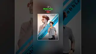 Name Tag DuaL Photo Editing || Picsart Editing New Style🔥#picsart #photo #editing #shorts