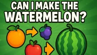 Can I Make the Watermelon? 🍉 | Addictive Fruit Merge Challenge!