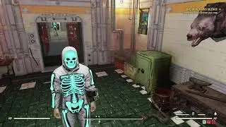 Fallout 76 Ghost Skeleton Costume - Ghost Skull Hood Mask - Halloween Event Rewards 2023