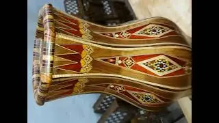 صنع فازمزهرية موزاييك 8 اضلاع روعة